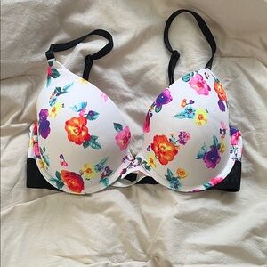 Vibrant Floral Pink vs Bra
